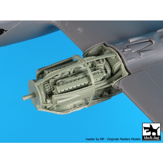 1/48 Lockheed P-38 Lightning F-G Engines for Tamiya kits 1/48 Lockheed P-38 Lightning F-G Engines for Tamiya kits