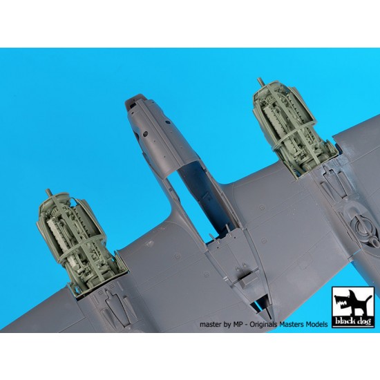 1/48 Lockheed P-38 Lightning F-G Engines for Tamiya kits 1/48 Lockheed P-38 Lightning F-G Engines for Tamiya kits