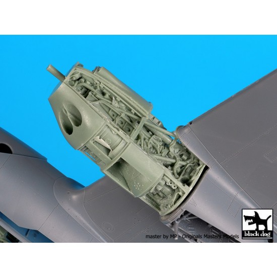 1/48 Lockheed P-38 Lightning F-G Engines for Tamiya kits 1/48 Lockheed P-38 Lightning F-G Engines for Tamiya kits