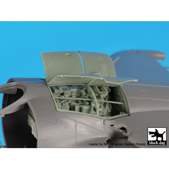 1/48 Harrier Gr 1/3 Engine & Electronics Set for Kinetic kits 1/48 Harrier Gr 1/3 Engine & Electronics Set for Kinetic kits