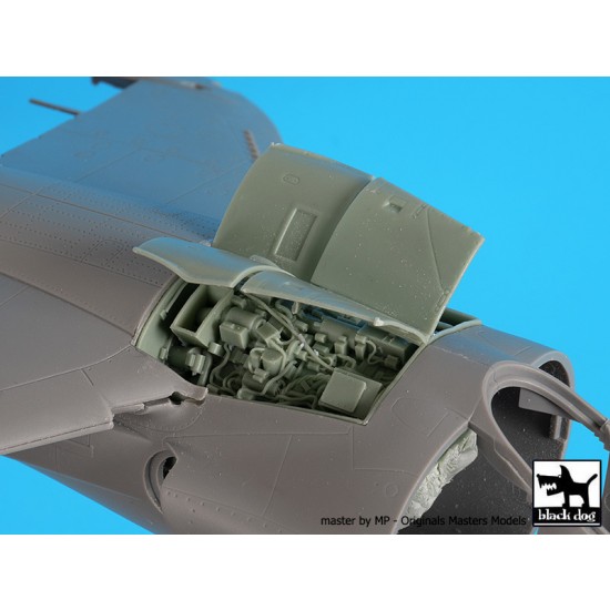 1/48 Harrier Gr 1/3 Engine & Electronics Set for Kinetic kits 1/48 Harrier Gr 1/3 Engine & Electronics Set for Kinetic kits