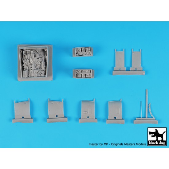 1/48 Harrier Gr 1/3 Engine & Electronics Set for Kinetic kits 1/48 Harrier Gr 1/3 Engine & Electronics Set for Kinetic kits