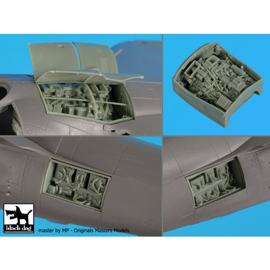 1/48 Harrier Gr 1/3 Engine & Electronics Set for Kinetic kits 1/48 Harrier Gr 1/3 Engine & Electronics Set for Kinetic kits