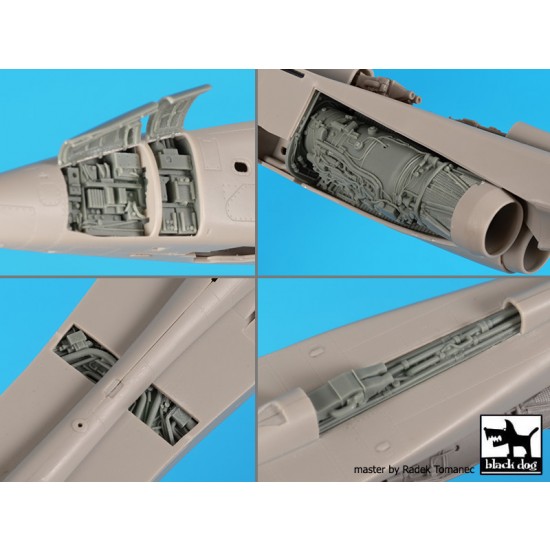 1/48 Sepecat Jaguar Super Detail Set for Kitty Hawk kits 1/48 Sepecat Jaguar Super Detail Set for Kitty Hawk kits