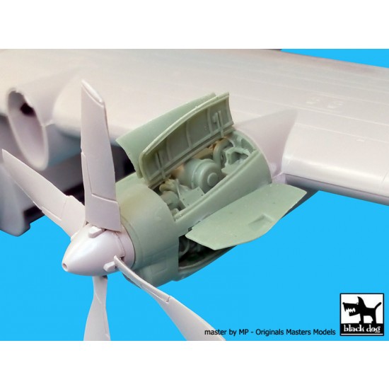 1/72 AC-130 H Hercules Engine for Italeri kits