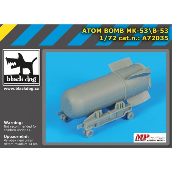 1/72 Nuclear Bomb Mk-53/B-53 Nuclear Weapon 1/72 Nuclear Bomb Mk-53/B-53 Nuclear Weapon