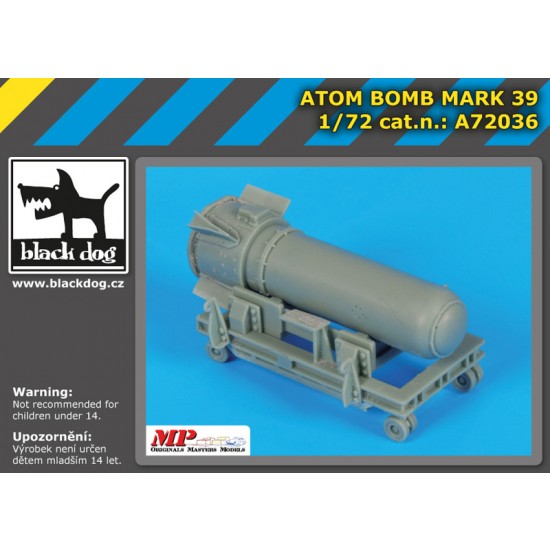 1/72 Nuclear Bomb Mark 39 Nuclear Weapon 1/72 Nuclear Bomb Mark 39 Nuclear Weapon