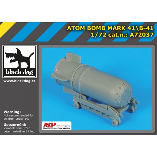 1/72 Nuclear Bomb Mark 41/B-41 Nuclear Weapon 1/72 Nuclear Bomb Mark 41/B-41 Nuclear Weapon