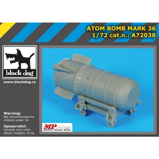 1/72 Nuclear Bomb Mark 36 Nuclear Weapon 1/72 Nuclear Bomb Mark 36 Nuclear Weapon