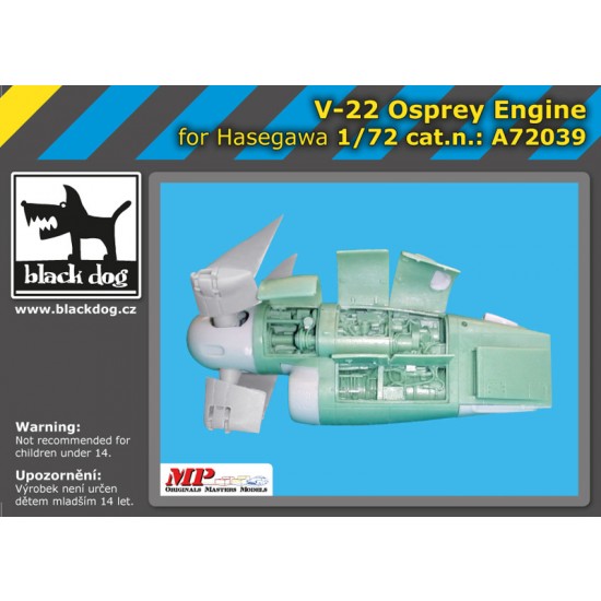 1/72 Bell Boeing V-22 Osprey Engine for Hasegawa kits 1/72 Bell Boeing V-22 Osprey Engine for Hasegawa kits