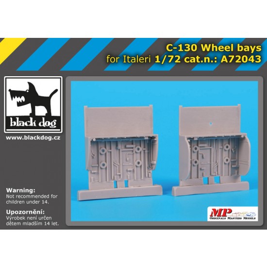 1/72 Lockheed C-130 Hercules Wheel Bays for Italeri kits 1/72 Lockheed C-130 Hercules Wheel Bays for Italeri kits