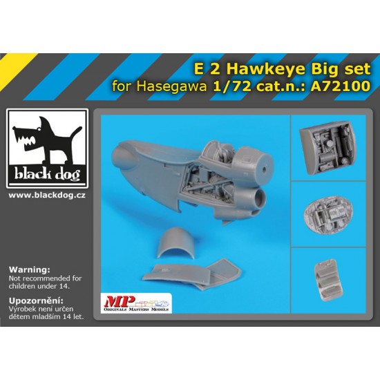 1/72 Northrop Grumman E-2 Hawkeye Super Detail Set for Hasegawa kits 1/72 Northrop Grumman E-2 Hawkeye Super Detail Set for Hasegawa kits
