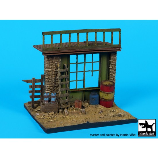 1/35 Near East House Ruin Diorama Base (Size: 100mm x 90mm) 1/35 Near East House Ruin Diorama Base (Size: 100mm x 90mm)