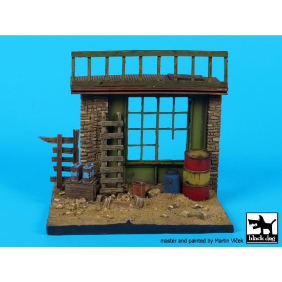 1/35 Near East House Ruin Diorama Base (Size: 100mm x 90mm) 1/35 Near East House Ruin Diorama Base (Size: 100mm x 90mm)
