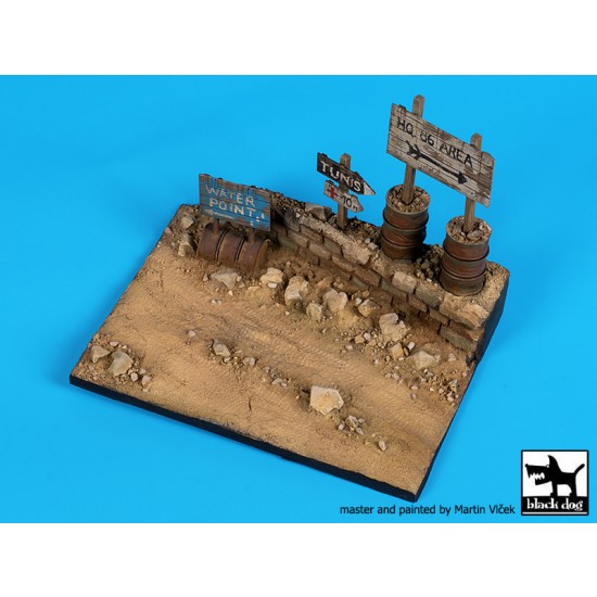 1/35 Africa Base (135mm x 100mm) 1/35 Africa Base (135mm x 100mm)