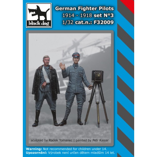 1/32 German Fighter Pilots 1914-1918 Set No.3 (2 Figures) 1/32 German Fighter Pilots 1914-1918 Set No.3 (2 Figures)