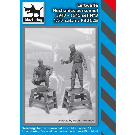 1/32 Luftwaffe Mechanics Personnel 1940-45 Set Vol.3 (2 figures)