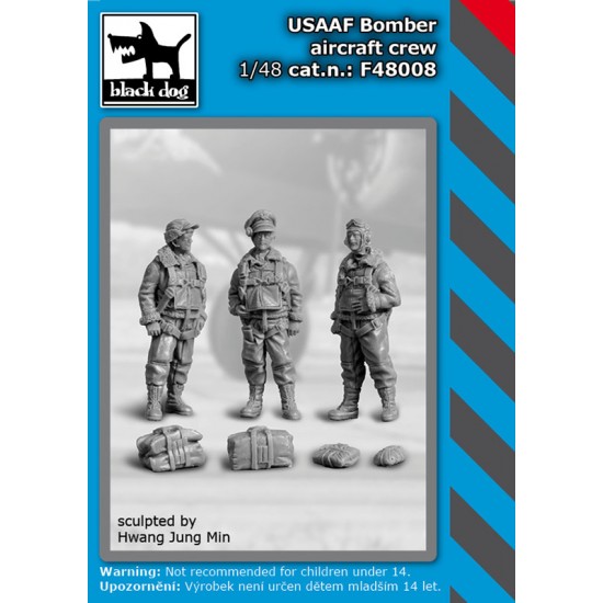 1/48 USAAF Bomber Aircraft Crew (3 figures) 1/48 USAAF Bomber Aircraft Crew (3 figures)