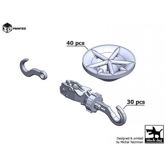 1/48 US Navy Tiedown and Padeye for Aircraft Carrier (CV/CVN) 1/48 US Navy Tiedown and Padeye for Aircraft Carrier (CV/CVN)
