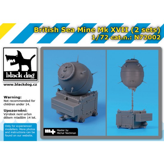 1/72 British Sea Mine Mk XVII (2pcs) 1/72 British Sea Mine Mk XVII (2pcs)