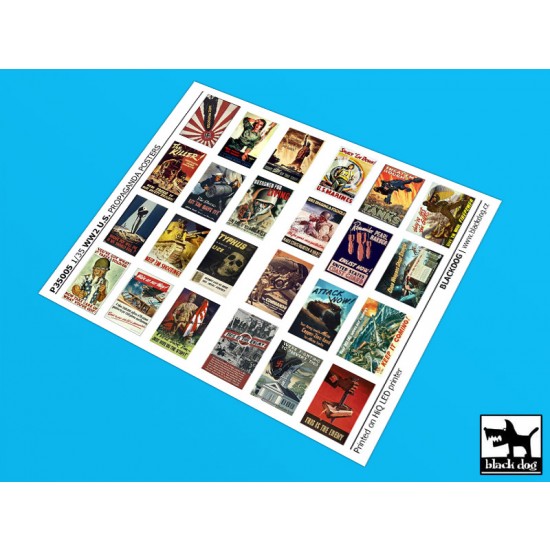 1/35 WWII US Propaganda Posters 1/35 WWII US Propaganda Posters