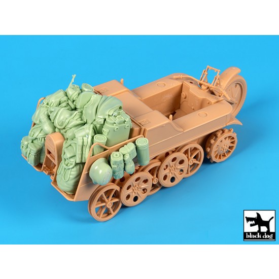 1/16 Kettenkrafttrad Stowage Set 1/16 Kettenkrafttrad Stowage Set