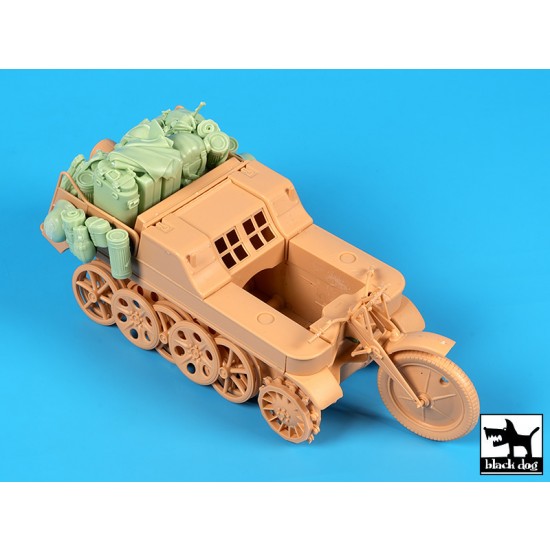 1/16 Kettenkrafttrad Stowage Set 1/16 Kettenkrafttrad Stowage Set