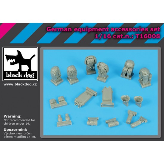 1/16 German Equipment Accessories Set 1/16 German Equipment Accessories Set