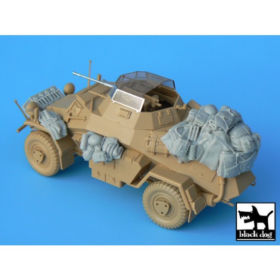1/35 SdKfz. 222 & 223 Accessories Set for Tamiya kits, 12 resin parts 1/35 SdKfz. 222 & 223 Accessories Set for Tamiya kits, 12 resin parts