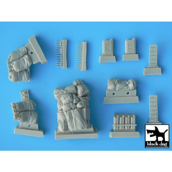 1/35 Italian SPG Semovente M40-75/18 Accessories Set for Tamiya kit 1/35 Italian SPG Semovente M40-75/18 Accessories Set for Tamiya kit