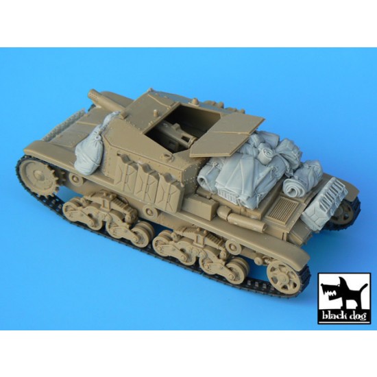 1/35 Italian SPG Semovente M40-75/18 Accessories Set for Tamiya kit 1/35 Italian SPG Semovente M40-75/18 Accessories Set for Tamiya kit
