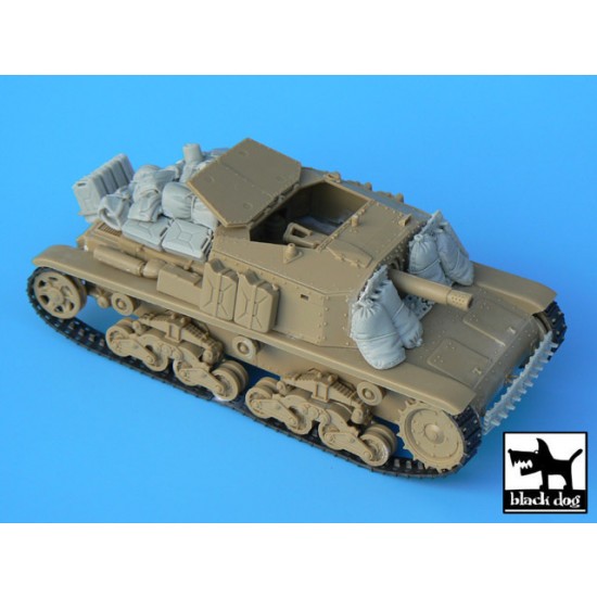 1/35 Italian SPG Semovente M40-75/18 Accessories Set for Tamiya kit 1/35 Italian SPG Semovente M40-75/18 Accessories Set for Tamiya kit