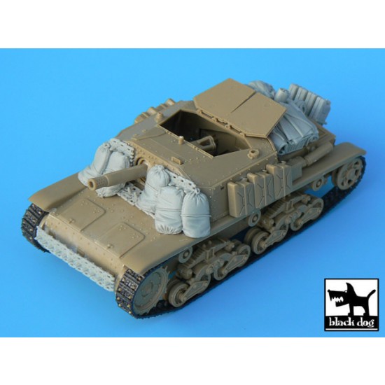 1/35 Italian SPG Semovente M40-75/18 Accessories Set for Tamiya kit 1/35 Italian SPG Semovente M40-75/18 Accessories Set for Tamiya kit