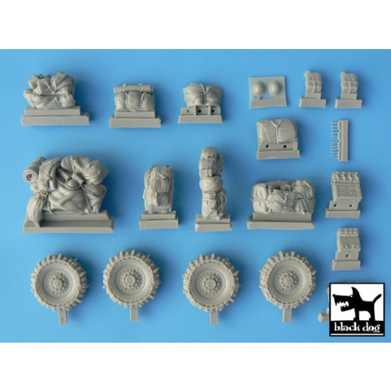 1/35 Staghound Accessories Set Vol.1 for Bronco kit 1/35 Staghound Accessories Set Vol.1 for Bronco kit