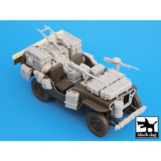 1/35 British SAS Jeep in North Africa 1942 Conversion Set for TamiyaItaleri kits 1/35 British SAS Jeep in North Africa 1942 Conversion Set for TamiyaItaleri kits