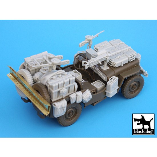 1/35 British SAS Jeep in North Africa 1942 Conversion Set for TamiyaItaleri kits 1/35 British SAS Jeep in North Africa 1942 Conversion Set for TamiyaItaleri kits