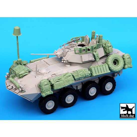1/35 USMC LAV A2 Armored Vehicle Accessories Set for Trumpeter kit 1/35 USMC LAV A2 Armored Vehicle Accessories Set for Trumpeter kit