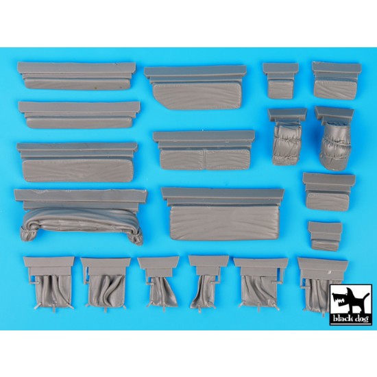 1/35 SdKfz 8 12t Heavy Halftrack Accessories Set for Trumpeter kit 1/35 SdKfz 8 12t Heavy Halftrack Accessories Set for Trumpeter kit