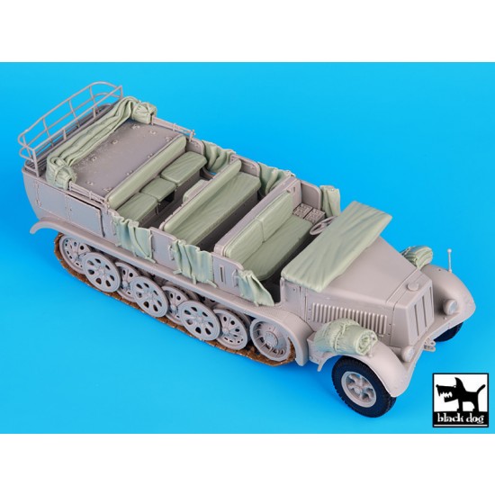 1/35 SdKfz 8 12t Heavy Halftrack Accessories Set for Trumpeter kit 1/35 SdKfz 8 12t Heavy Halftrack Accessories Set for Trumpeter kit