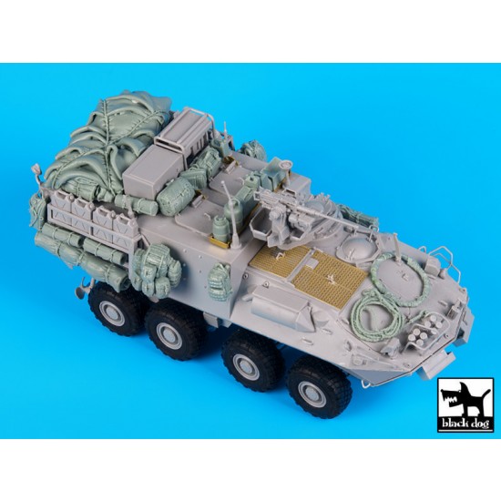 1/35 Australian ASLAV-PC (Personnel Carrier) Phase 3 Accessories Set for Trumpeter kit 1/35 Australian ASLAV-PC (Personnel Carrier) Phase 3 Accessories Set for Trumpeter kit