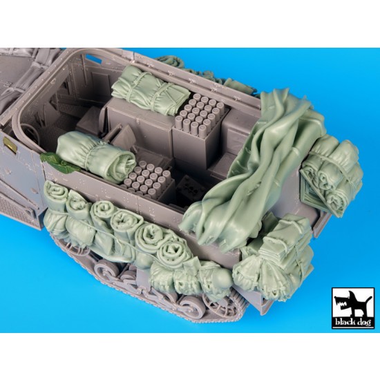 1/35 M4 Mortar Carrier Half-Track Stowage/Accessories set part2 for Dragon kit