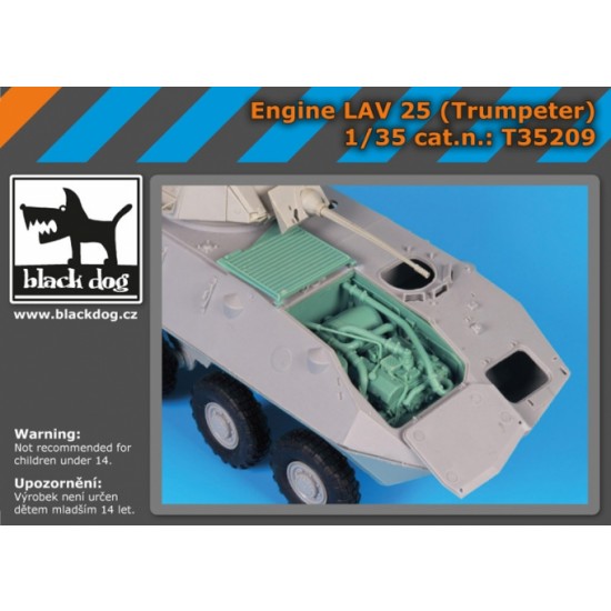 1/35 LAV-25 Engine Set for Trumpeter kits 1/35 LAV-25 Engine Set for Trumpeter kits