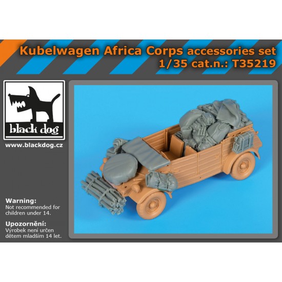 1/35 Kubelwagen Africa Corps Stowage Set for Tamiya kits 1/35 Kubelwagen Africa Corps Stowage Set for Tamiya kits