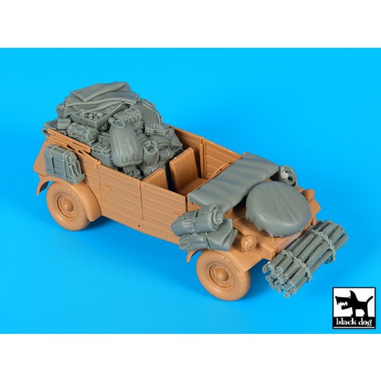 1/35 Kubelwagen Africa Corps Stowage Set for Tamiya kits 1/35 Kubelwagen Africa Corps Stowage Set for Tamiya kits