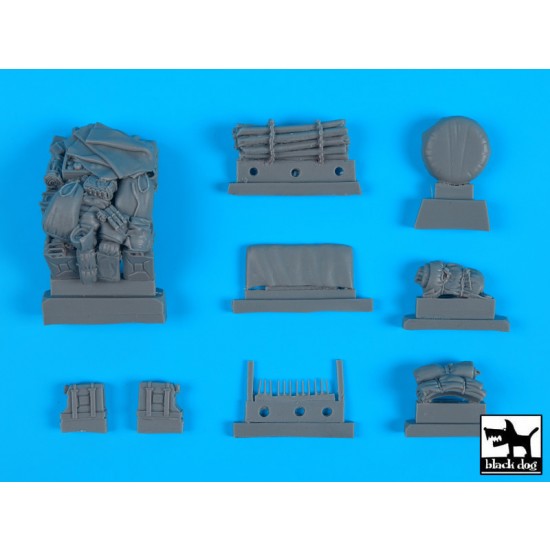 1/35 Kubelwagen Africa Corps Stowage Set for Tamiya kits 1/35 Kubelwagen Africa Corps Stowage Set for Tamiya kits