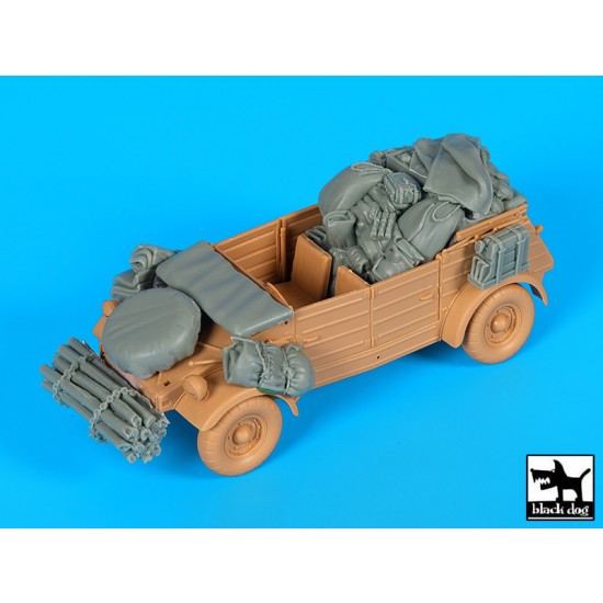 1/35 Kubelwagen Africa Corps Stowage Set for Tamiya kits 1/35 Kubelwagen Africa Corps Stowage Set for Tamiya kits