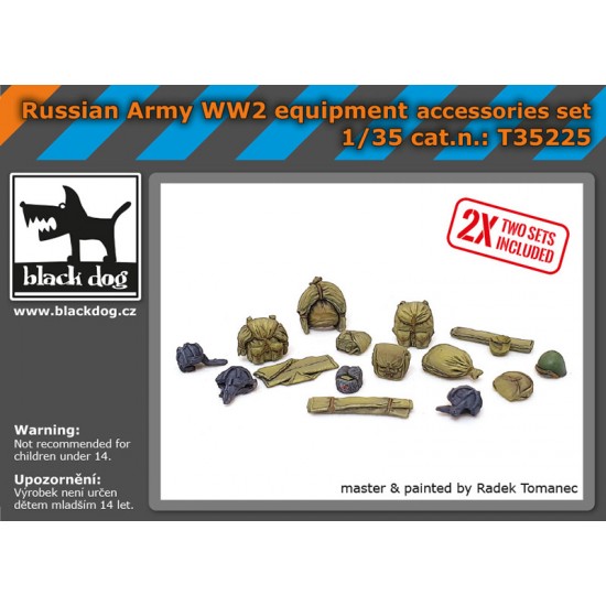 1/35 WWII Russian Army Equipment Accessories Set