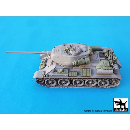 1/35 Soviet T-34-85 Medium Tank Detail Set for Zvezda kits 1/35 Soviet T-34-85 Medium Tank Detail Set for Zvezda kits