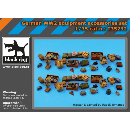 1/35 WWII German Equipment Detail Set 1/35 WWII German Equipment Detail Set