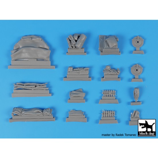 1/35 Wespe SSd.Kfz 124 Accessories Set for Tamiya kits 1/35 Wespe SSd.Kfz 124 Accessories Set for Tamiya kits